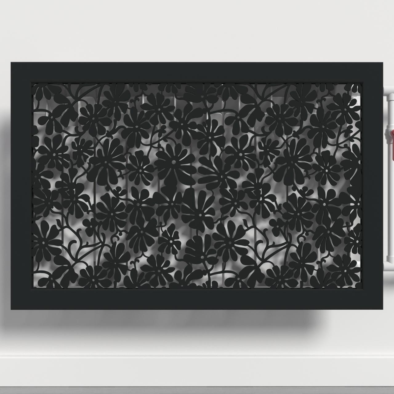 Решітка-екран на батарею SMARTWOOD 900 мм Чорний (R20573107)