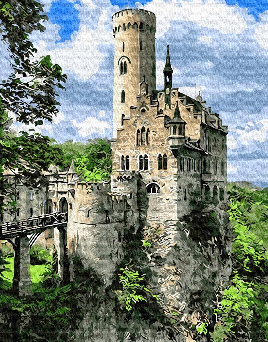 Картина по номерам Brushme Замок на скале 40x50 см (BK-GX3806)