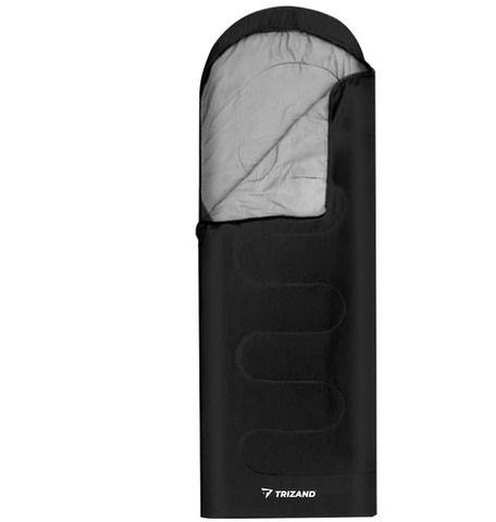 Спальний мішок з капюшоном водонепроникний Чорний Спальний мішок з капюшоном водонепроникний Чорний