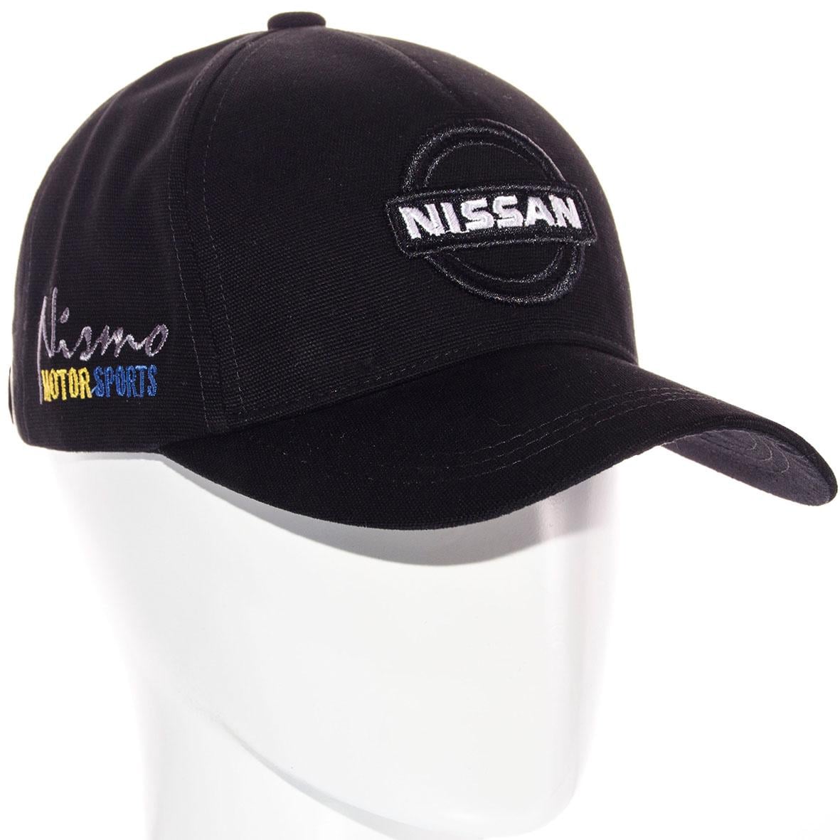 Бейсболка Nissan BTH20678 с регулировкой из плотного коттона L/р. 57-58 Черный