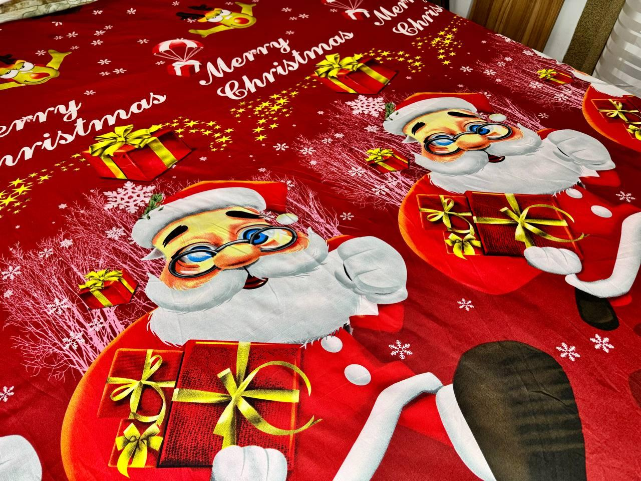 Простынь на резинке Новогодняя из сатина 180х200 см (S-NY-2/WP/x180) - фото 5 Простынь на резинке Новогодняя из сатина 180х200 см (S-NY-2/WP/x180) - фото 5