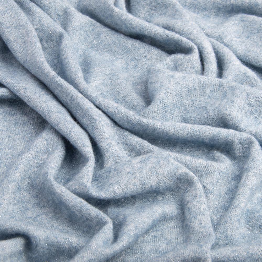 Ткань трикотаж вязкая AD-15962 Кларис Голубой (24546)