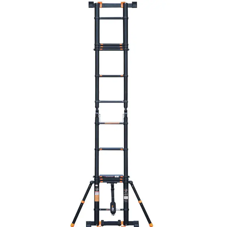 Драбина телескопічна MIDOLI подвійна багатофункціонально-розширювальна 7 сходинок професійна 2,9/2,9 м - фото 3 Драбина телескопічна MIDOLI подвійна багатофункціонально-розширювальна 7 сходинок професійна 2,9/2,9 м - фото 3
