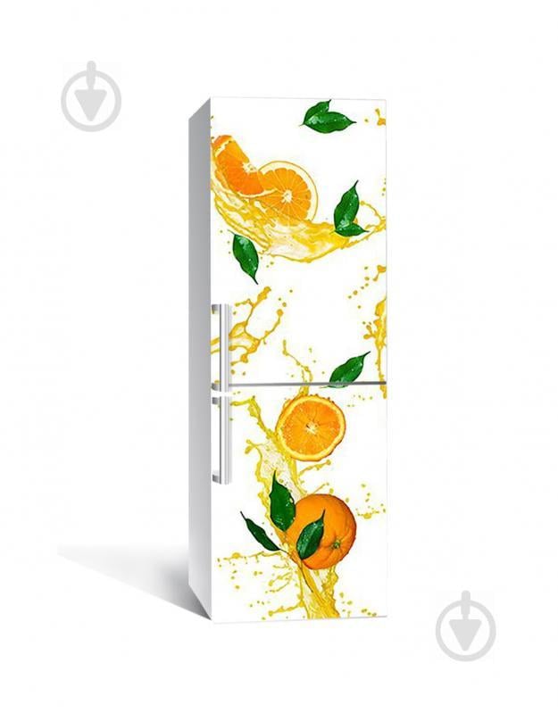 Наклейка на холодильник Zatarga "Апельсиновый сок" 650х2000 мм Наклейка на холодильник Zatarga "Апельсиновый сок" 650х2000 мм