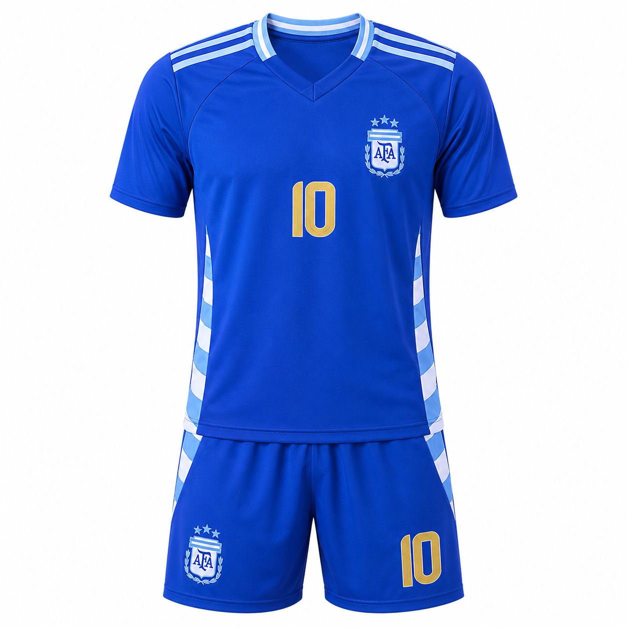 Футбольна форма дитяча Messi №10 Збірна Аргентини Виїзна форма р. 20 105-115 см (7257-20)