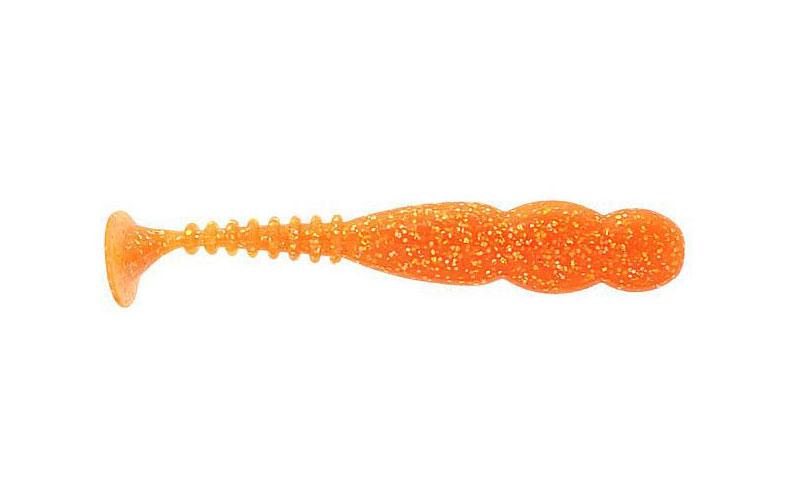 Силиконовый виброхвост Reins Fat Rockvibe Shad №413 съедобный 4" 6 шт. Chika Chika Orange (6522)