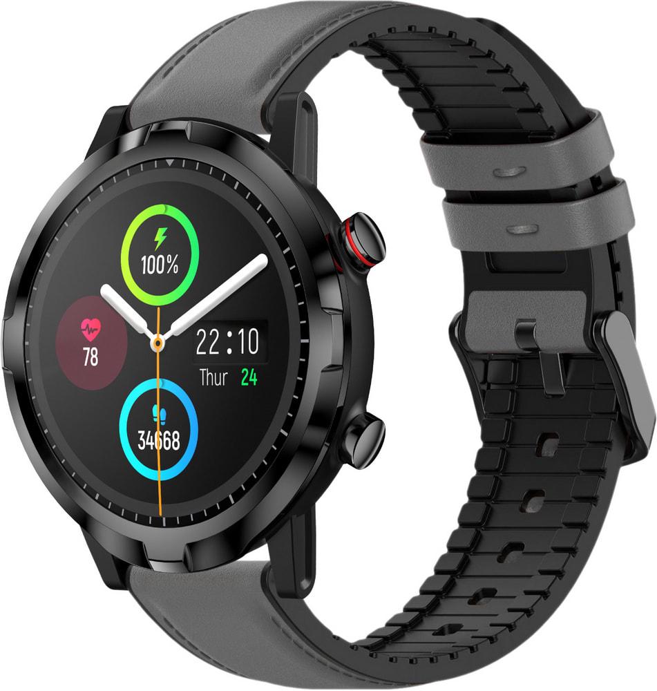 Ремешок кожаный Tamyx для Haylou Smart Watch RT LS05S Grey (31629-33) Ремешок кожаный Tamyx для Haylou Smart Watch RT LS05S Grey (31629-33)