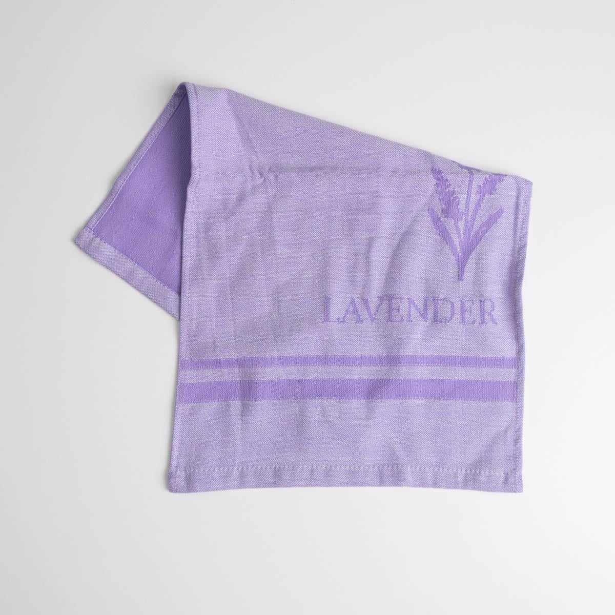 Полотенце кухонное Lavender пестротканое 260 г/м2 хлопок 30x50 см Лавандовый (pt-260-50-lavender)
