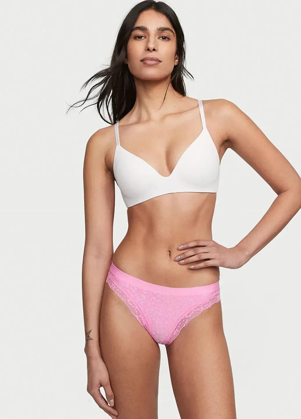 Трусики бикини Victoria's Secret Seamless Bikini Panty M Розовый (26607351) Трусики бикини Victoria's Secret Seamless Bikini Panty M Розовый (26607351)