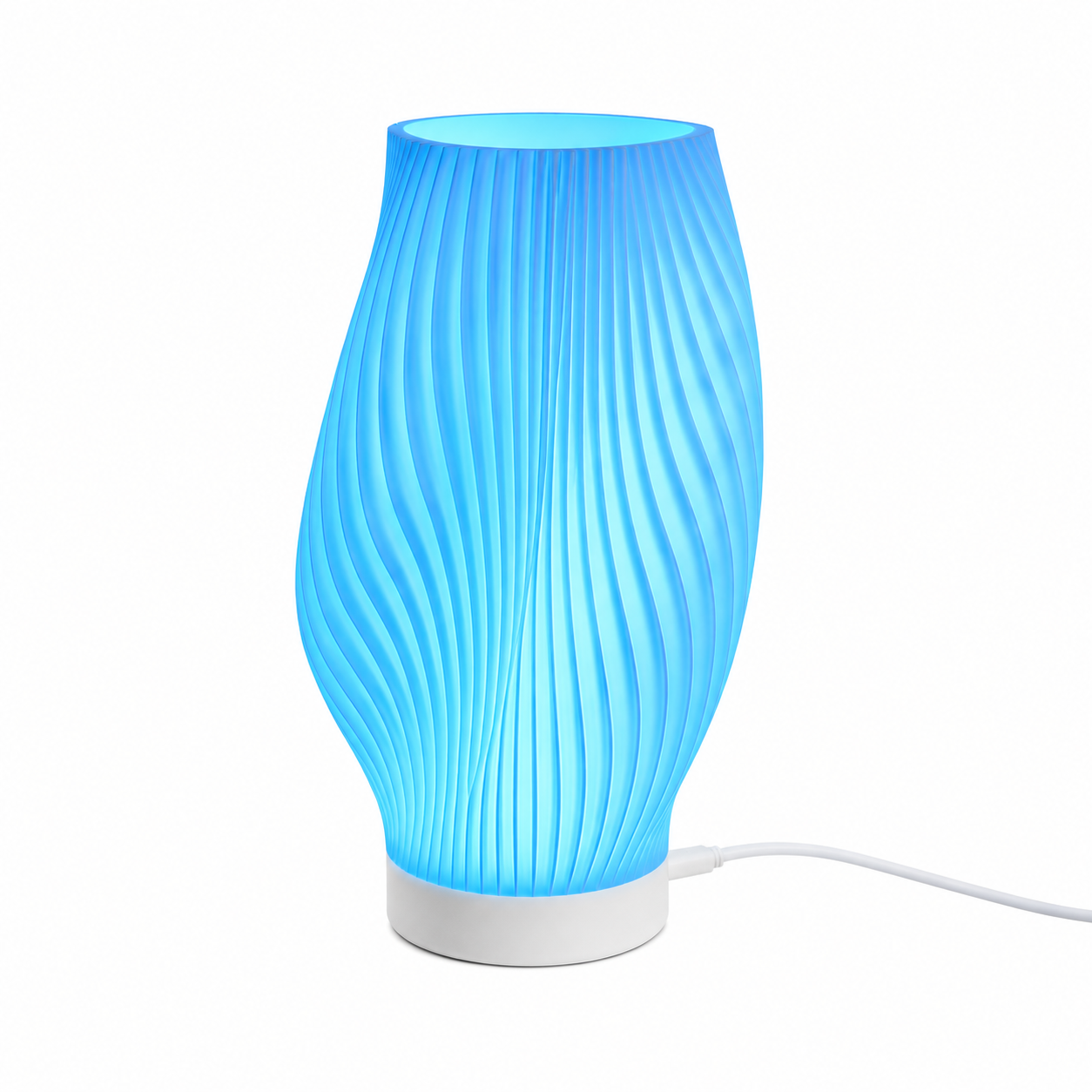Светильник LED декоративный настольный MJM Helix RGB с пультом USB Кремовый (21512001)