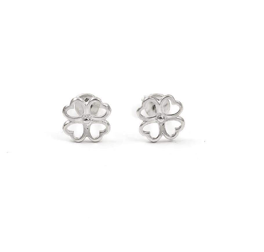 Пусеты Maxi Silver 9462 Клевер (89462)
