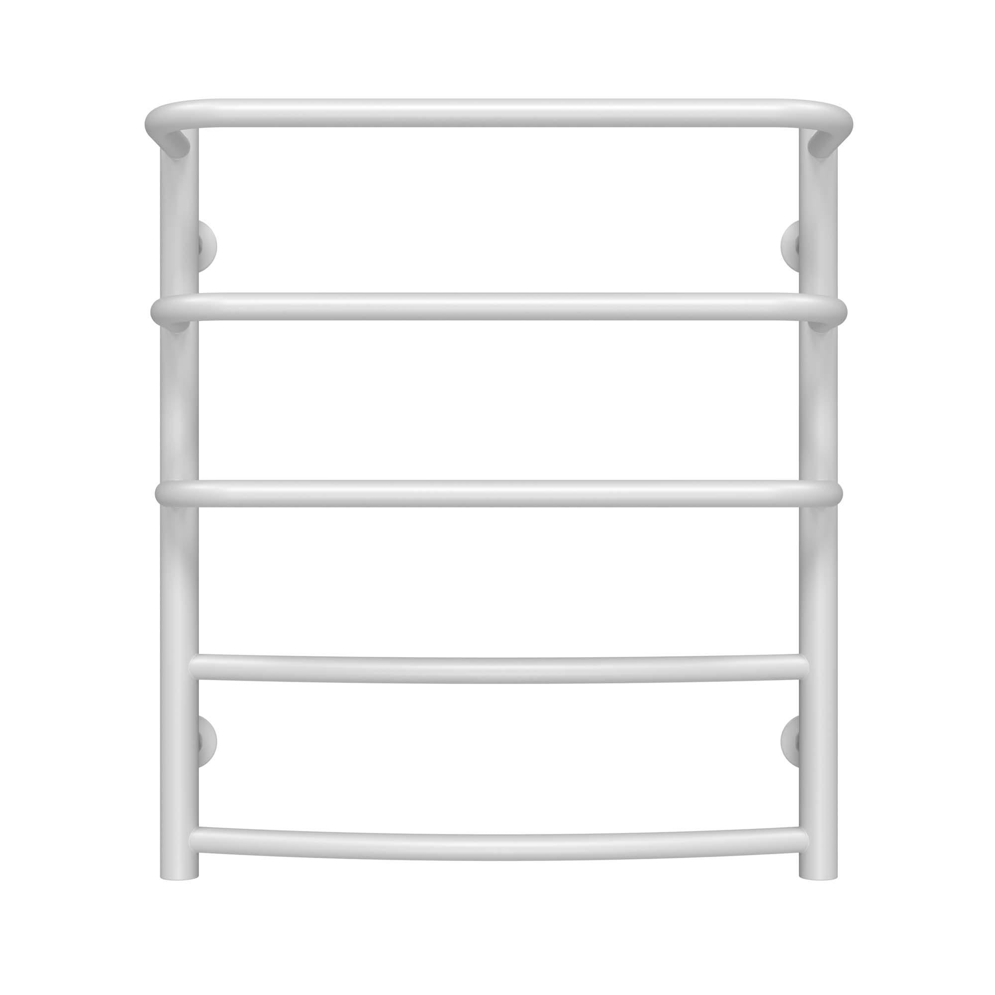 Рушникосушарка водяна Deffi Каскад Дуга П5 бокове праве підключення нержавіюча сталь 400х600 мм Білий (C.KD.60.40.5.W.C)