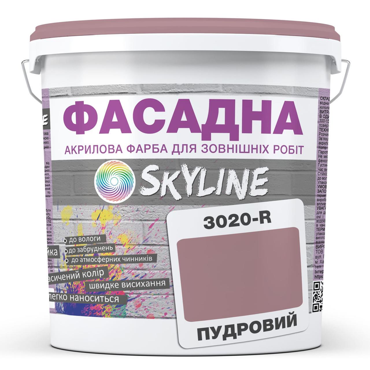 Краска акрил-латексная фасадная Skyline 10 л 3020-R Пудровый (2487187437)