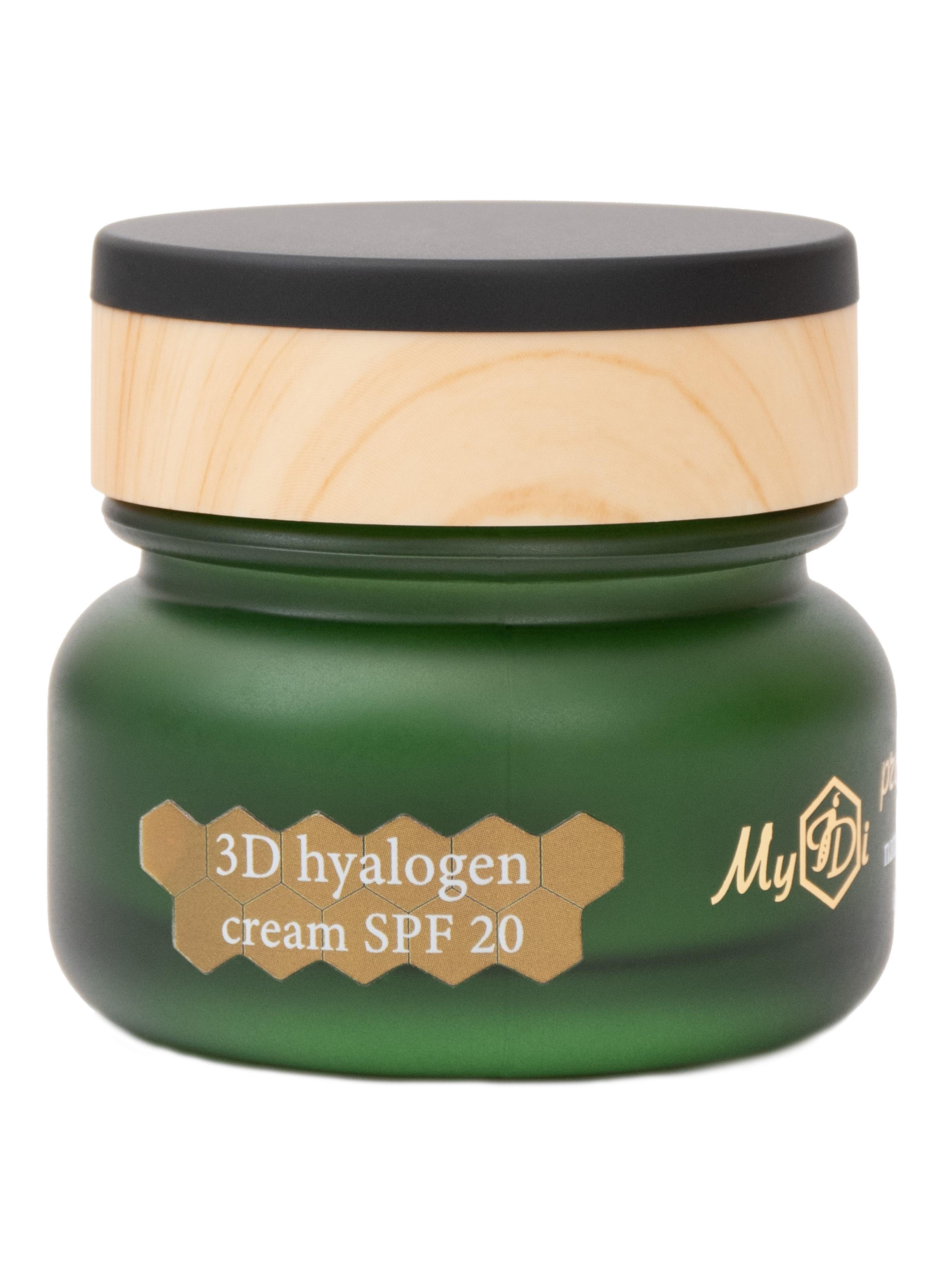 Крем антиоксидантний зволожуючий денний MyIDi 3D Hyalogen Cream SPF 20 50 мл (8034063460671)