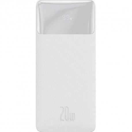 Аккумулятор наружный BASEUS PowerBank Bipow Overseas 20W 30000 mAh White (PPBD050402)