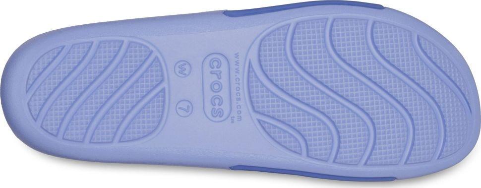 Шльопанці жіночі утеплені Crocs Slide Splash Moon Jelly р. 40-41 Синій (11596) - фото 4