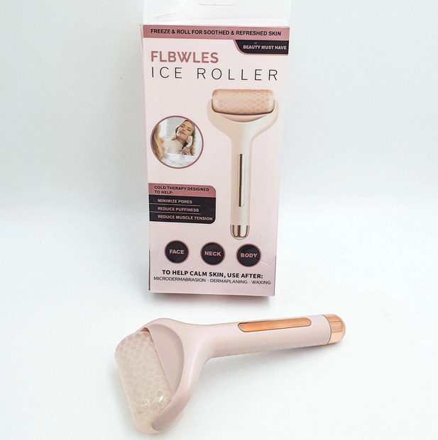 Роллер ручной охлаждающий Flbwles Ice rolle Розовый (21724840)