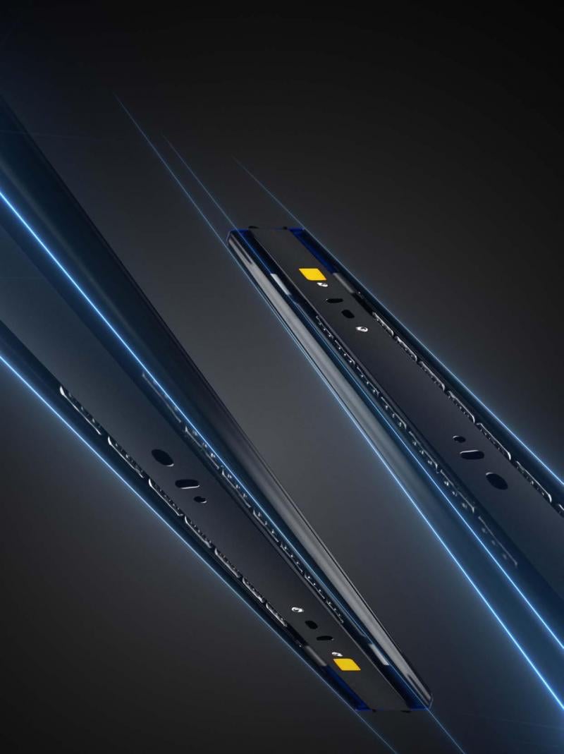 Комплект направляючих GTV Versalite Plus+ з доводчиком L 450 мм Чорний (PK-L-H45-450-B-20) - фото 4 Комплект направляючих GTV Versalite Plus+ з доводчиком L 450 мм Чорний (PK-L-H45-450-B-20) - фото 4