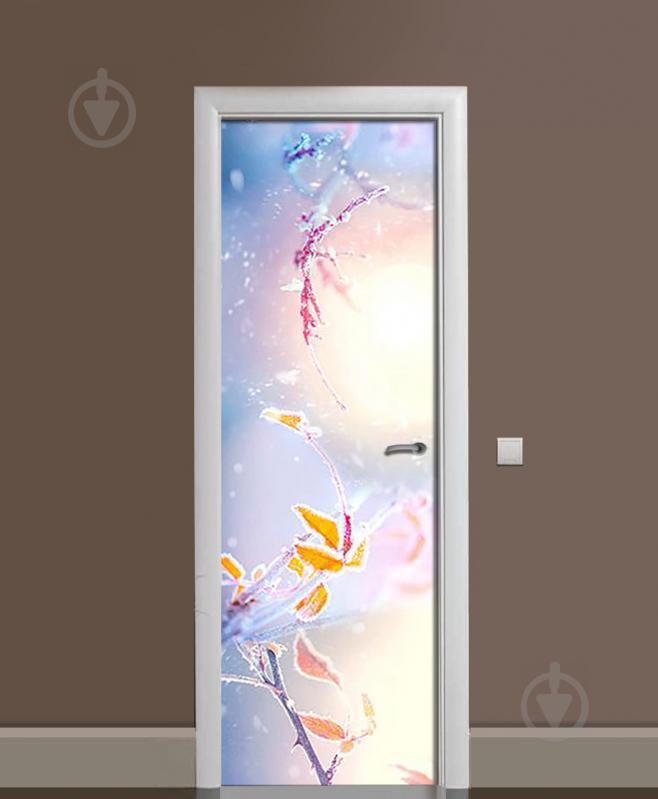 Наклейка на дверь Zatarga "Заснеженная ветка " 650х2000мм (z180315 dv)