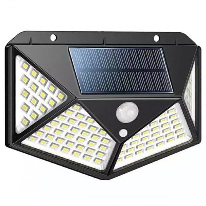 Світильник на сонячній батареї Solar із датчиком руху 1 шт. 100LED (100solar-1) - фото 4