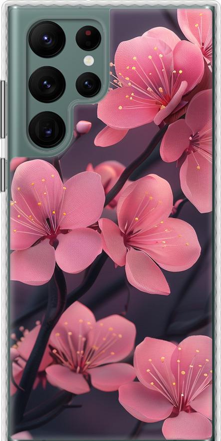 Чехол на Samsung Galaxy S22 Ultra Пурпурная сакура (6075pc-2500-42517) Чехол на Samsung Galaxy S22 Ultra Пурпурная сакура (6075pc-2500-42517)