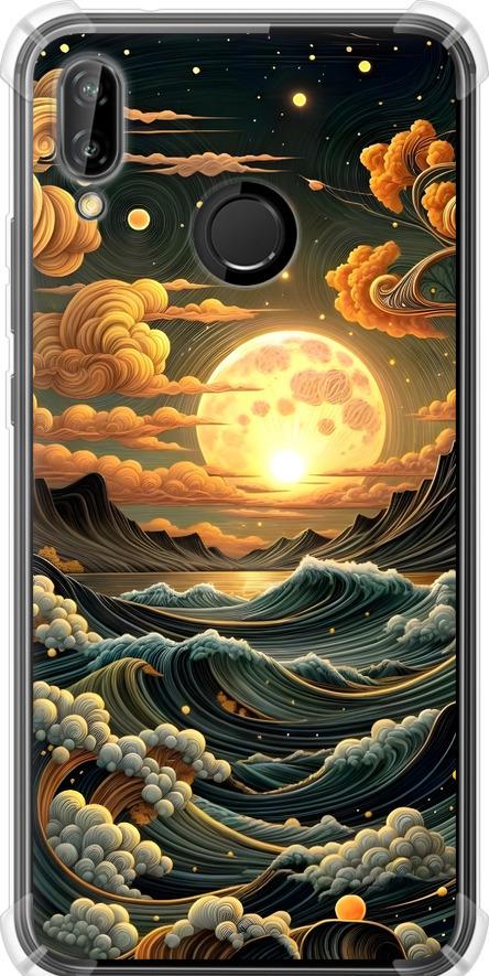 Чехол на Huawei P20 Lite Арт волны (6332sp-1410-42517)