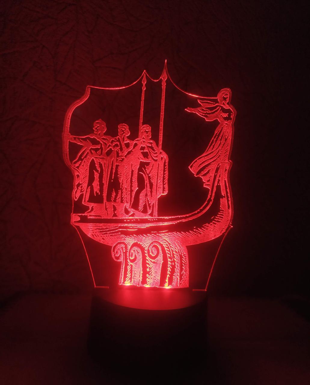 3d-ночник Киев Лыбидь несколько подсветок/на пульте (1887365196)