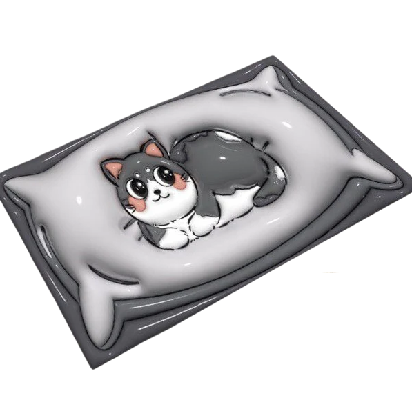 Коврик для ванной комнаты C00468 антискользящий 80х50 см Коврик для ванной комнаты C00468 антискользящий 80х50 см