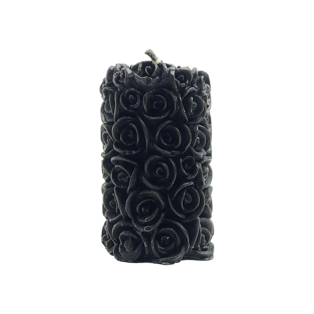 Свеча восковая Розы Черный (11039110)
