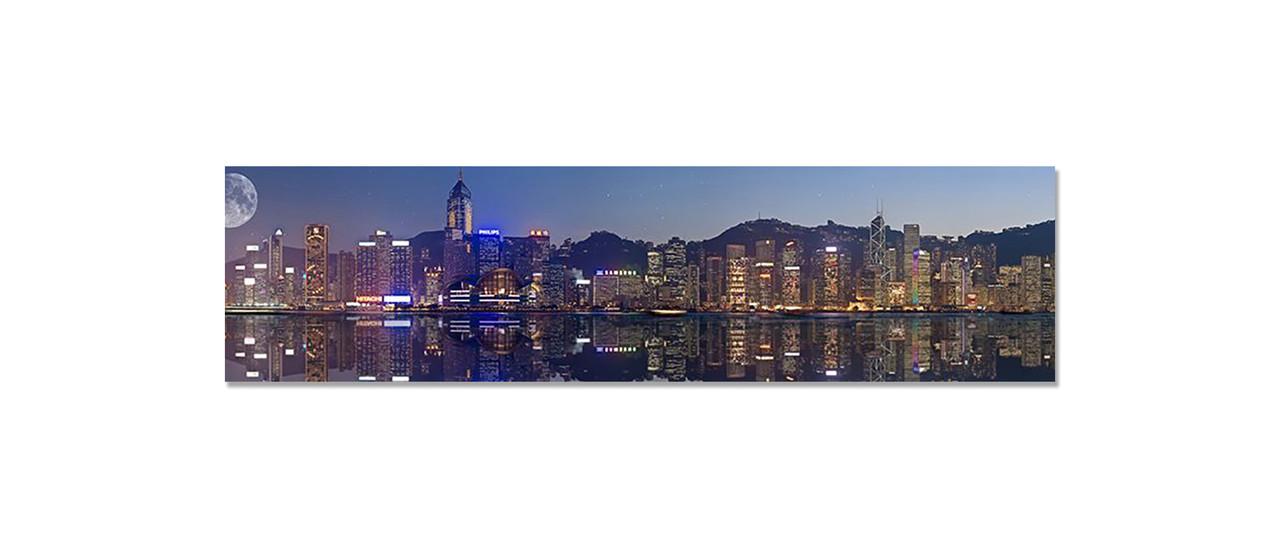 Наліпка вінілова на кухню Zatarga Нічні міста 650х2500 мм (1289776407)