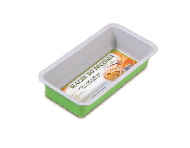 Противень SNB Non-stick с антипригарным покрытием 31х14х6 см Зелено-серый