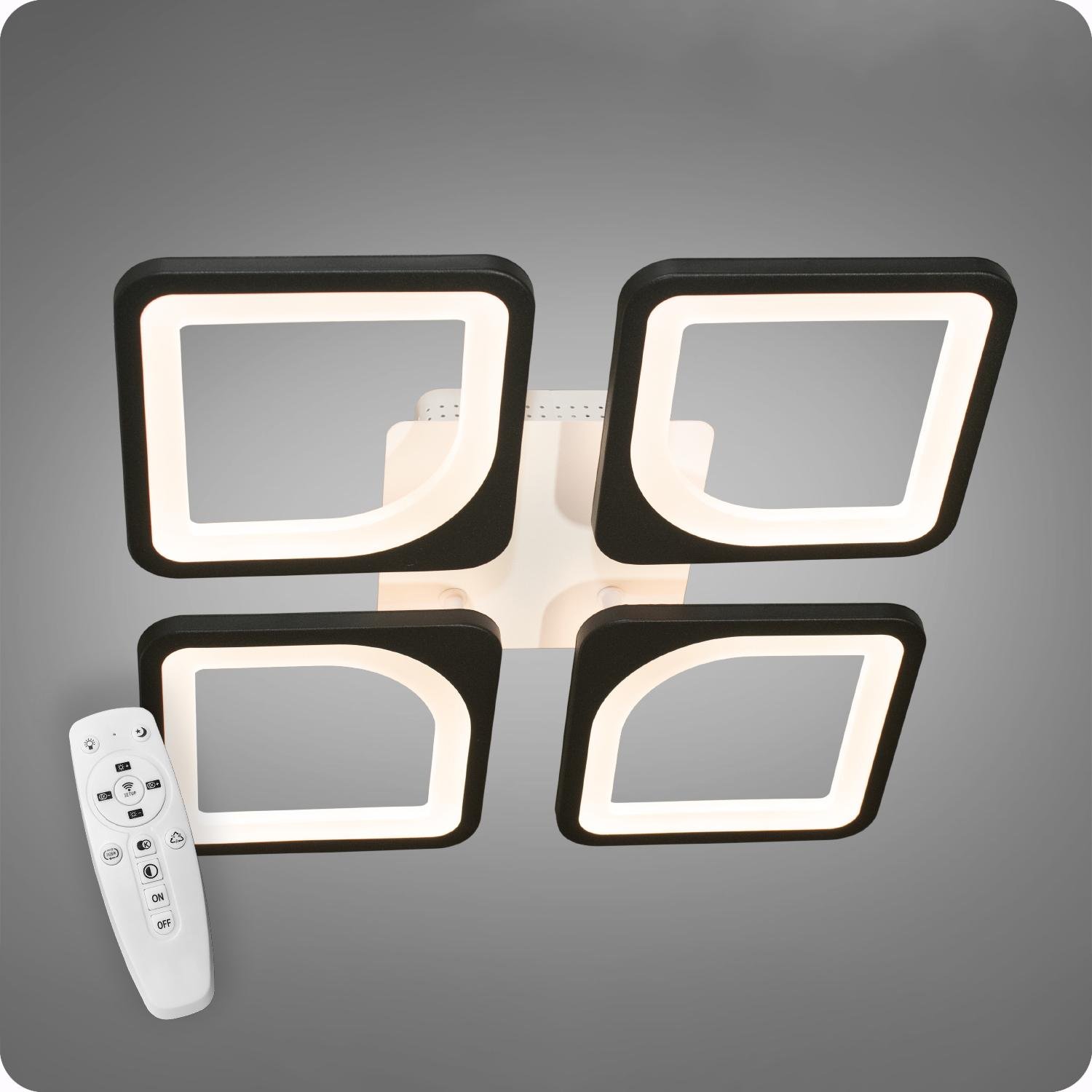 Люстра світлодіодна 517 Dlight з пультом 65 Вт Чоний (01772) - фото 4 Люстра світлодіодна 517 Dlight з пультом 65 Вт Чоний (01772) - фото 4