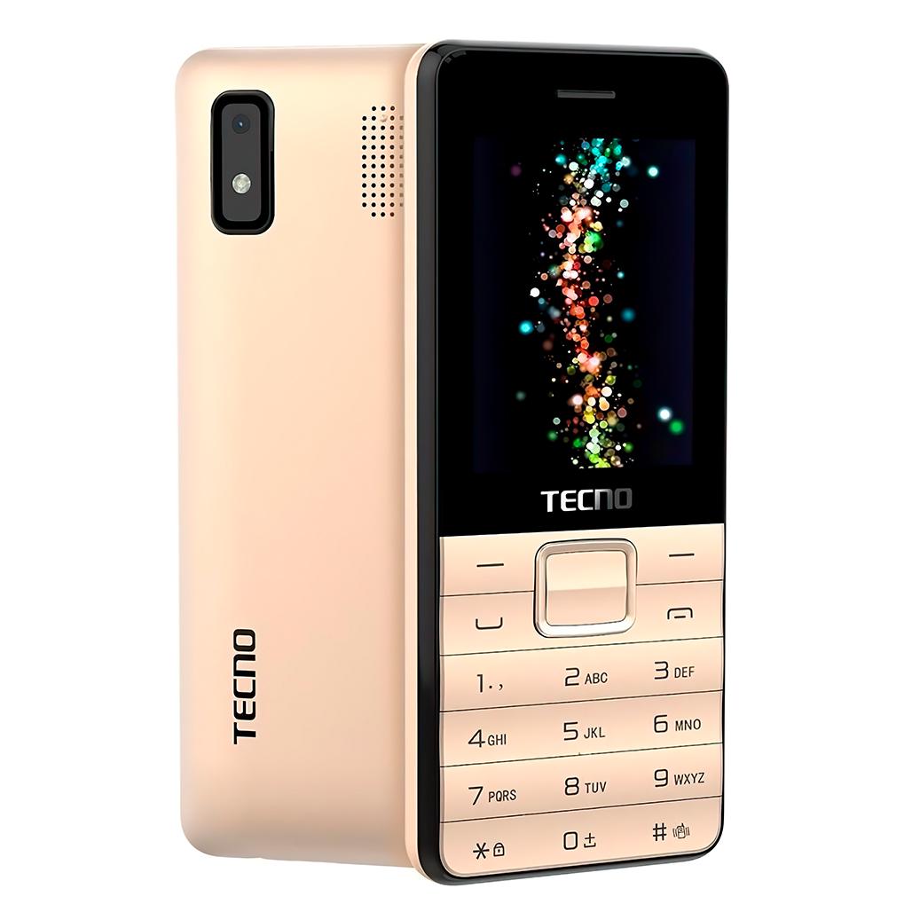 Кнопковий телефон Tecno T372 TripleSIM Champagne Gold UA-UCRF (64687) - фото 3