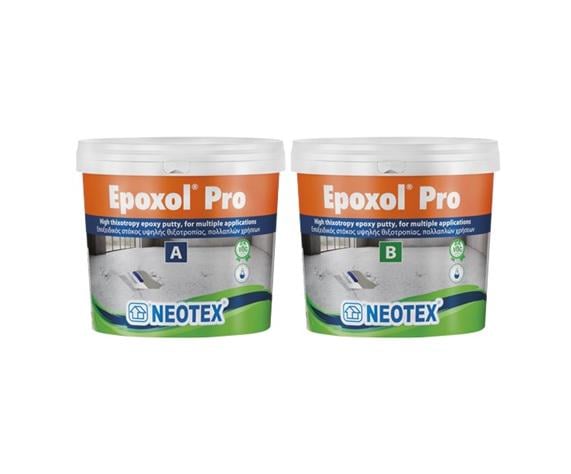 Шпаклевка эпоксидная для ремонта трещин и бетона Neotex Epoxol Pro A+B 1,5 кг