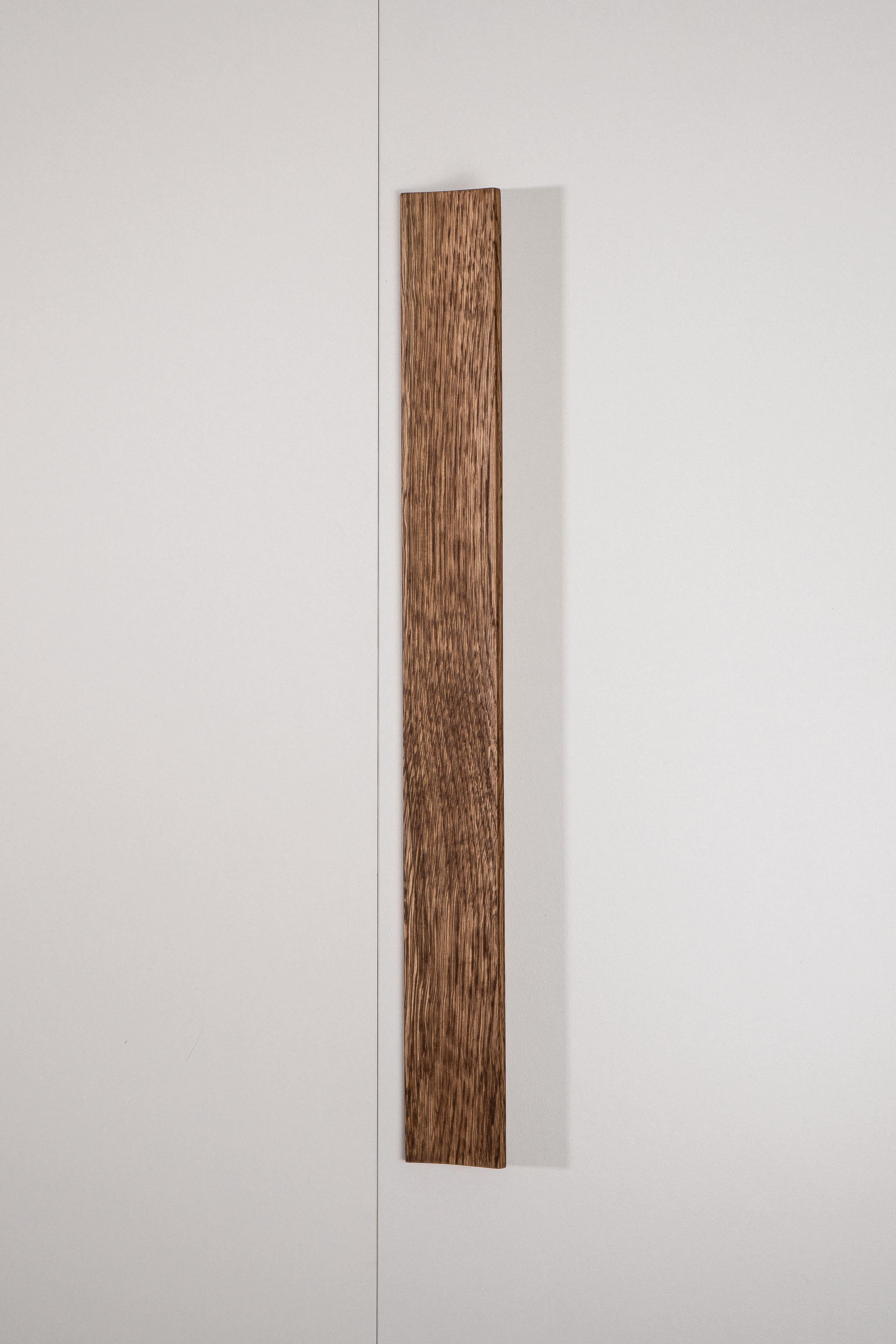 Мебельная ручка-планка Plank из дуба 500 мм Полисандр (PLANK-500-PALISANDER)