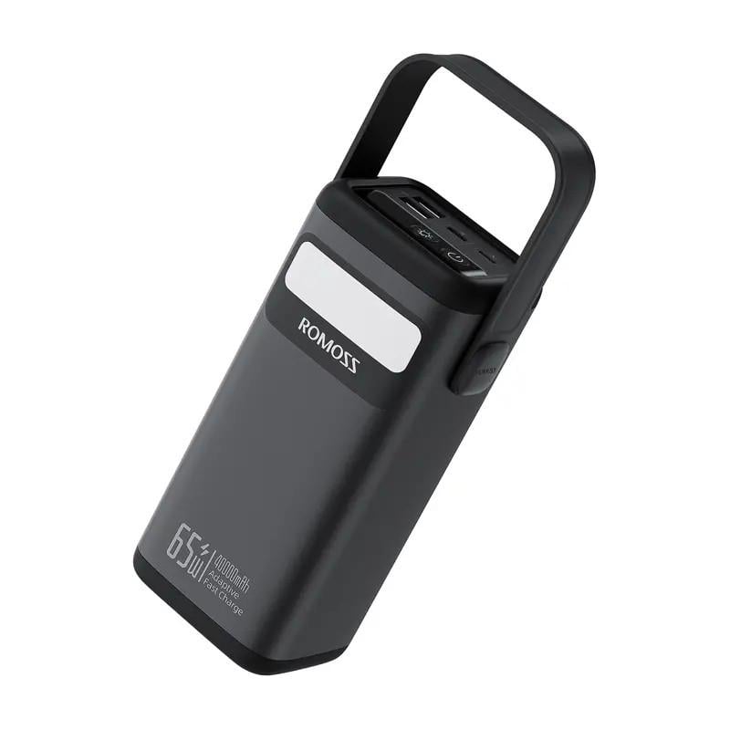 Повербанк Romoss PMT40 40000 mAh 65W Black (PMT40-182) - фото 2 Повербанк Romoss PMT40 40000 mAh 65W Black (PMT40-182) - фото 2