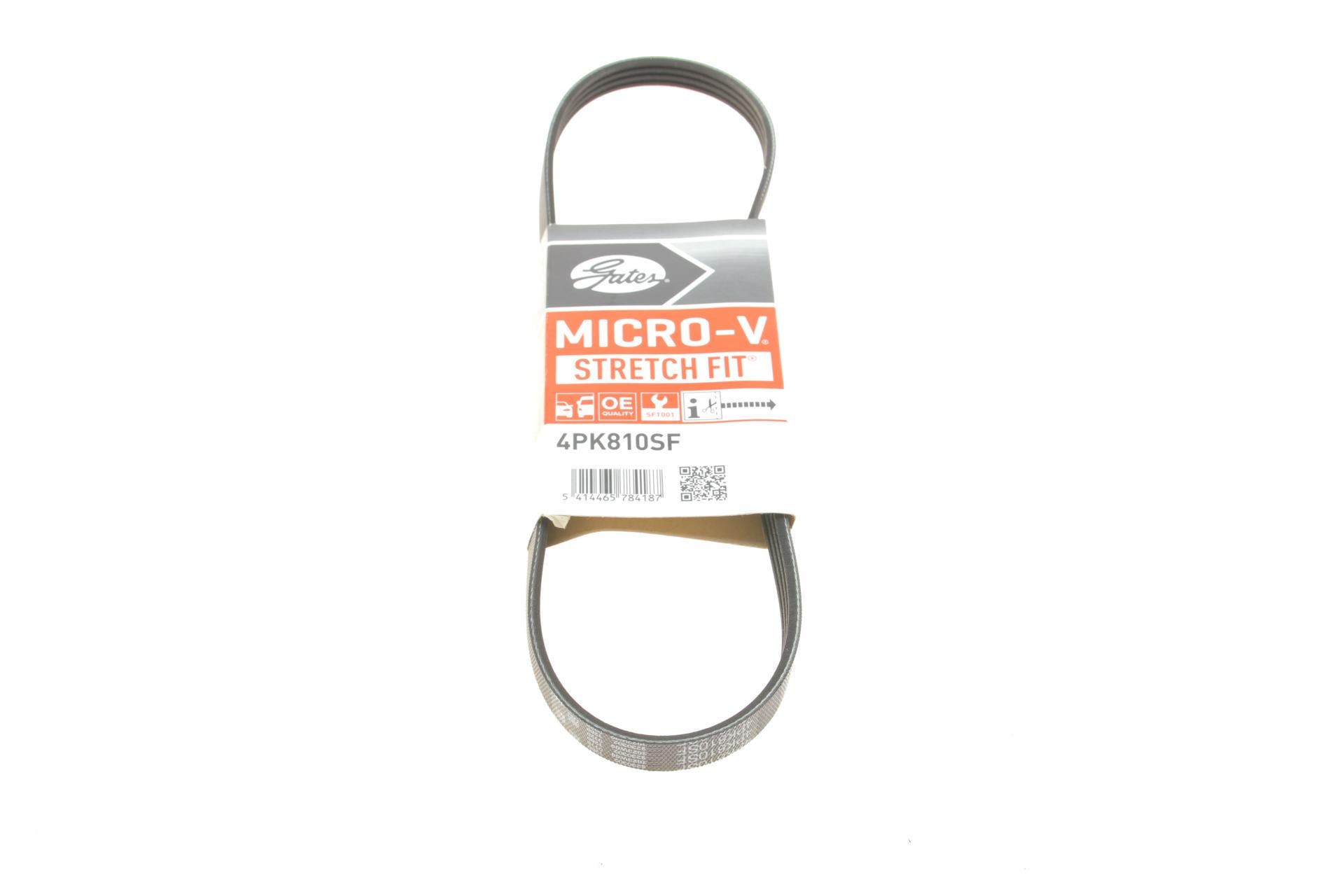 Ремень генератора GATES BMW 1 E87/3 E90/E91 2.0D 04-11 4PK810SF Ремень генератора GATES BMW 1 E87/3 E90/E91 2.0D 04-11 4PK810SF