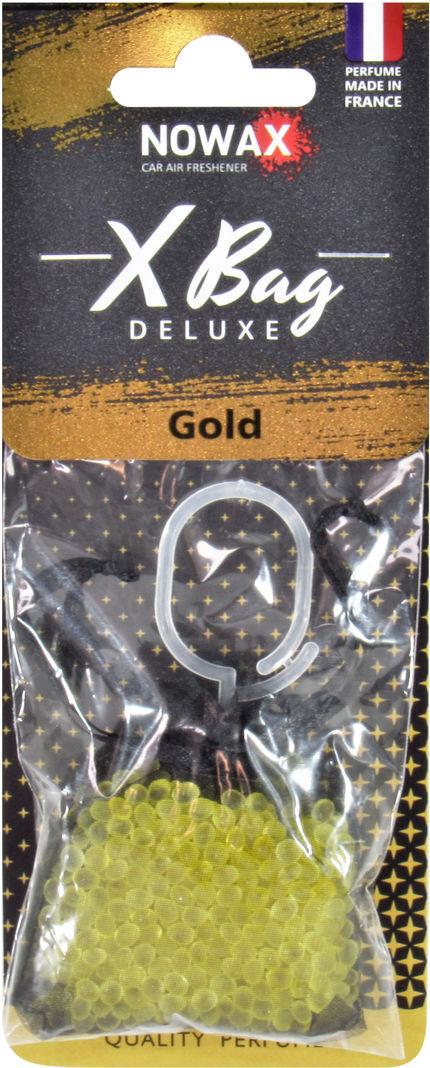Ароматизатор для авто Nowax X Bag Deluxe Gold на зеркало сухой (0304311)