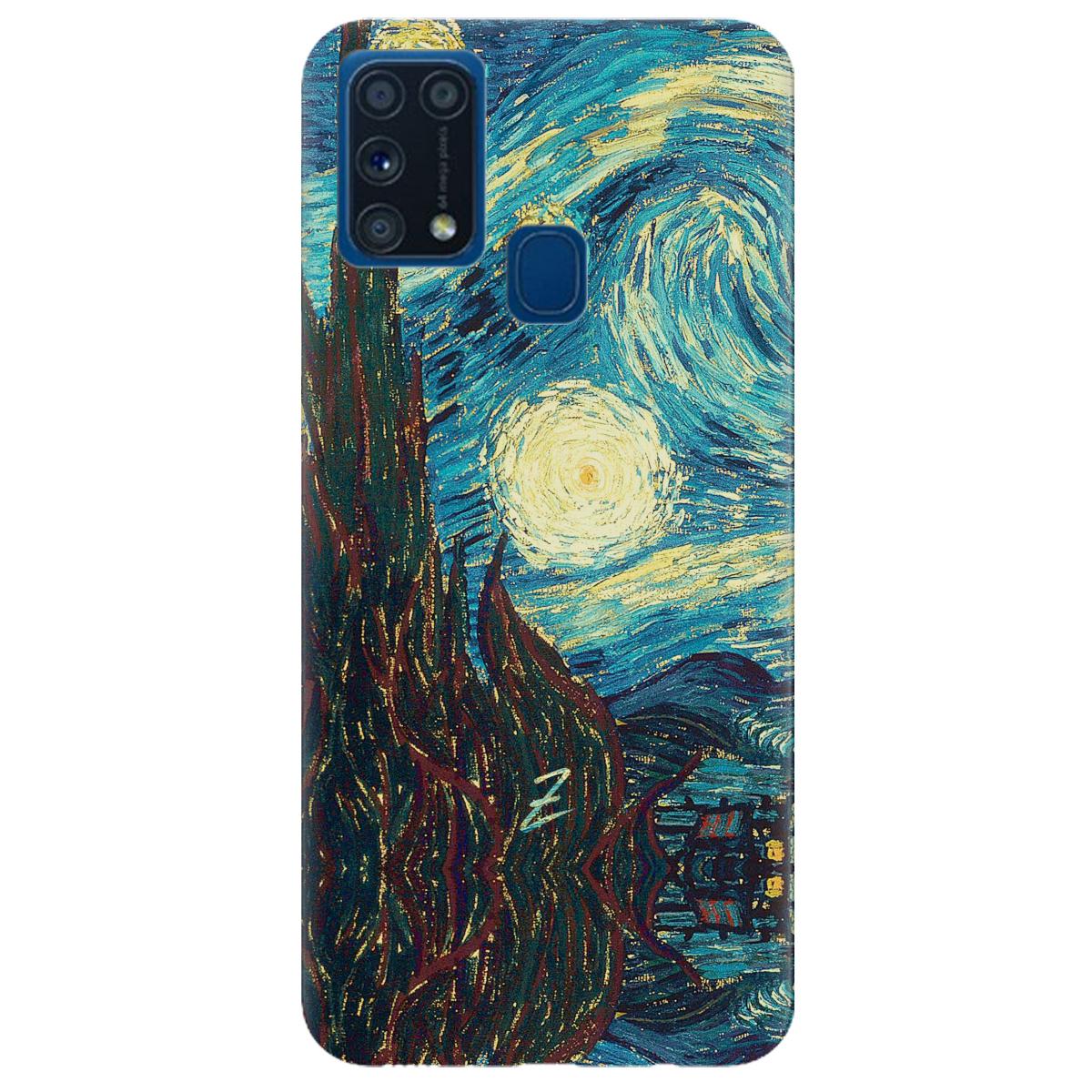 Силіконовий чохол Zorrov для Samsung Galaxy M31 - Starry Night (14190040082098023)