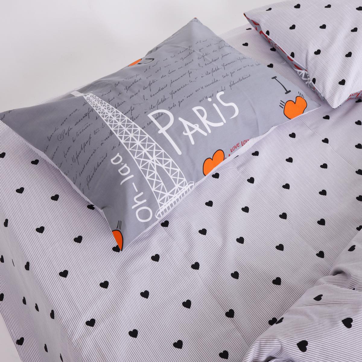 Комплект постільної білизни PaniPava Bunnies З Парижа з коханням 155х215 см (10100681) - фото 6