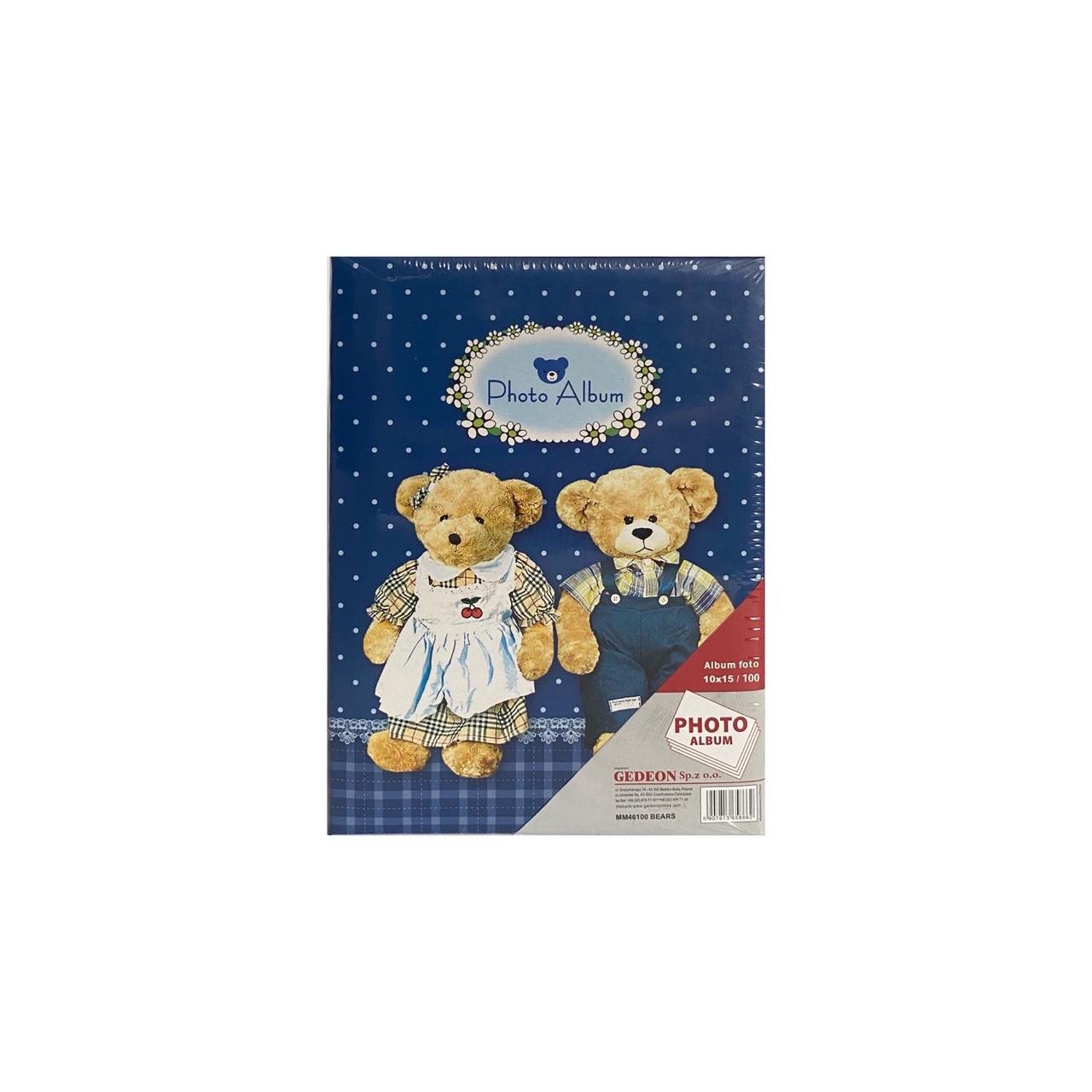 Фотоальбом Gedeon 10x15 см/100 фото (MM46100 BEARS blue 2)