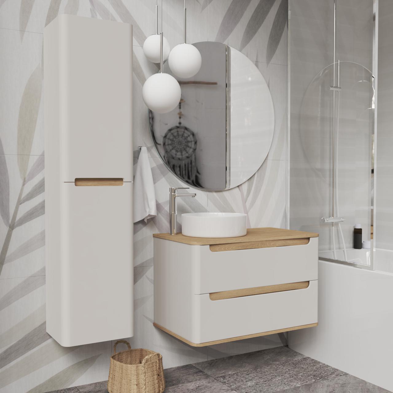 Пенал подвесной MVK Vostok Terra 40 B1 левый эмаль 400х300х1600 мм Кашемир матовый (tr140lcs) - фото 5 Пенал подвесной MVK Vostok Terra 40 B1 левый эмаль 400х300х1600 мм Кашемир матовый (tr140lcs) - фото 5