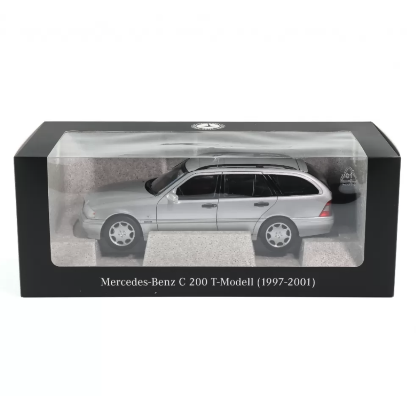 Модель автомобіля Mercedes-Benz C200 S202 T-Model 1997-2001 1:18 Brilliant Silver (B66040705) - фото 4