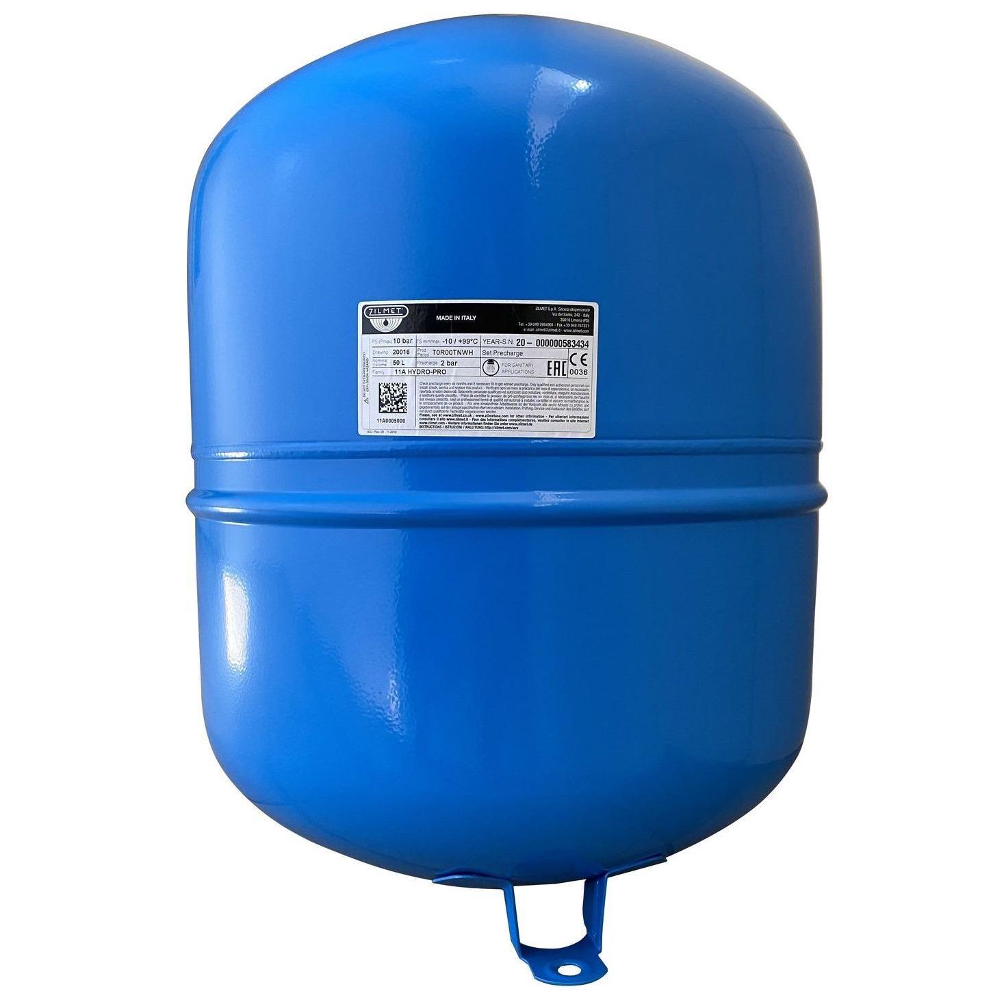 Гидроаккумулятор вертикальный Zilmet HYDRO-PRO 11A0005000 50 л 1" (103632)