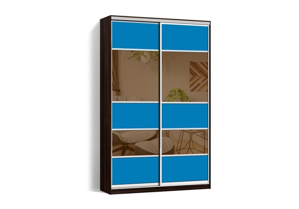 Шкаф-купе Luхe 2 двери Стекло тонированное/Стекло тонированное 2052-2052 CLS-I 1300х2100х600 мм Венге (36588)