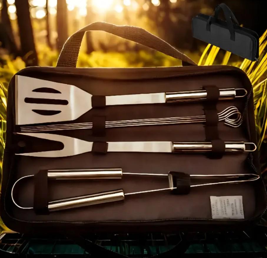 Набір для грилю та мангалу 9 предметів з чохлом (187) - фото 10