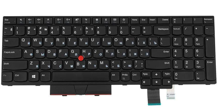 Клавиатура для ноутбука Lenovo Thinkpad P51S Черный (182501)
