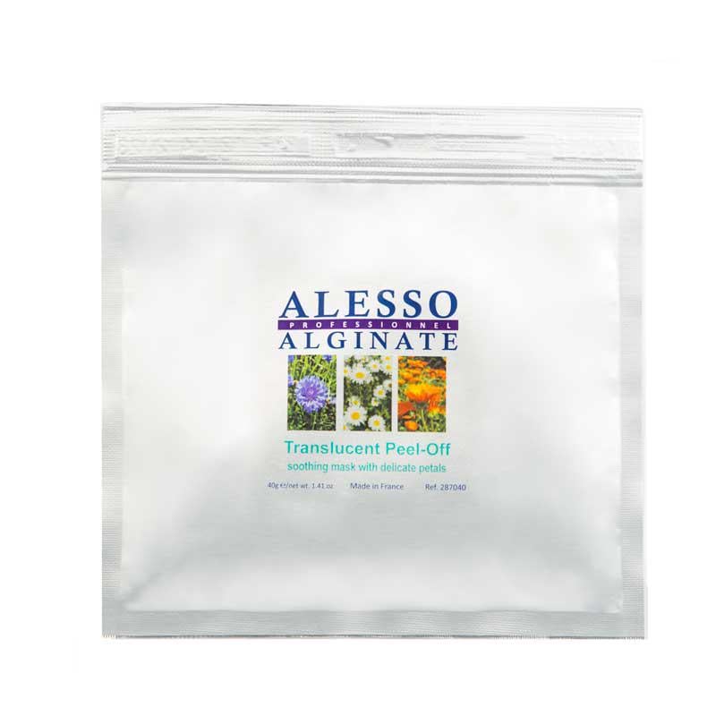 Альгинатная полупрозрачная маска ALESSO Translucent Flower Petals c Нежными лепестками успокаивающая для чувствительной кожи 40 г (3273629287238) Альгинатная полупрозрачная маска ALESSO Translucent Flower Petals c Нежными лепестками успокаивающая для чувствительной кожи 40 г (3273629287238)