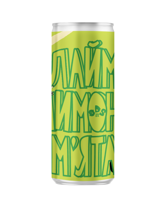 Комбуча ODS Лимон-лайм-м'ята 330 мл