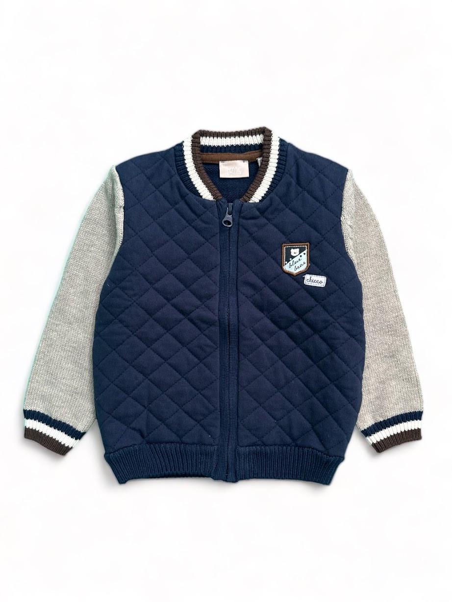 Свитер для мальчика Chicco на молнию 12-18 мес. 86 см Разноцветный (2089553377)